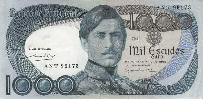 1000 Escudos 28.5.1968